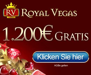 Royal Vegas 1.200Euro Gratis
